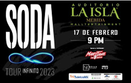 Soda Infinito “Homenaje a Música de Soda Stereo y Gustavo Cerati” en Mérida
